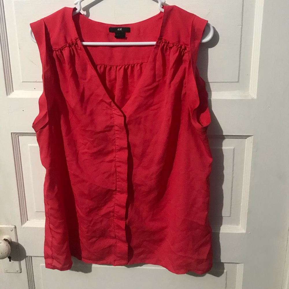 H&M Button Up Blouse. Size 12